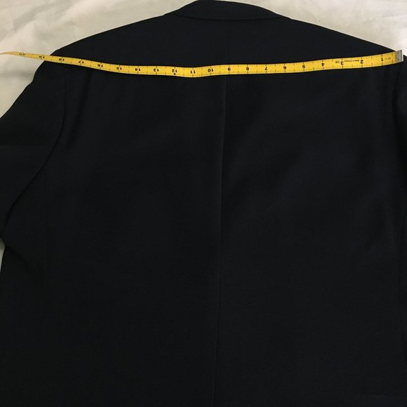 Sacoor Brothers Men's Navy Suit - Picture 2 of 16